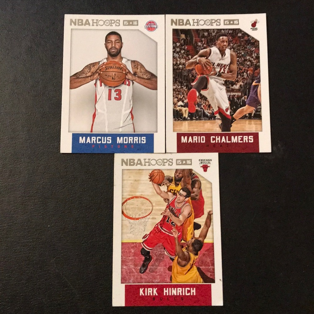Lot of 3 Kansas Jayhawks Legends’ NBA Cards